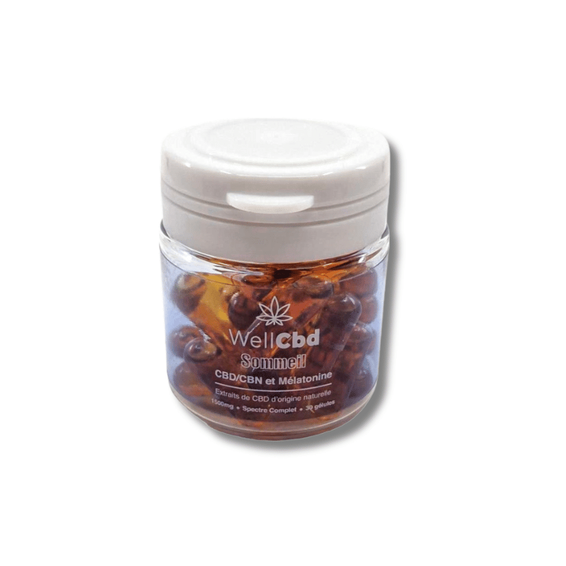 Gélules CBD & CBN Sommeil x30 | 50mg | Well CBD