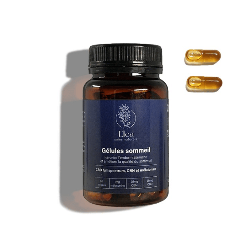 Gélules CBD & CBN Sommeil x60 | 25mg | Elea