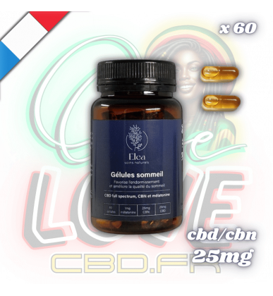 Gélules CBD & CBN Sommeil x60 | 25mg | Elea