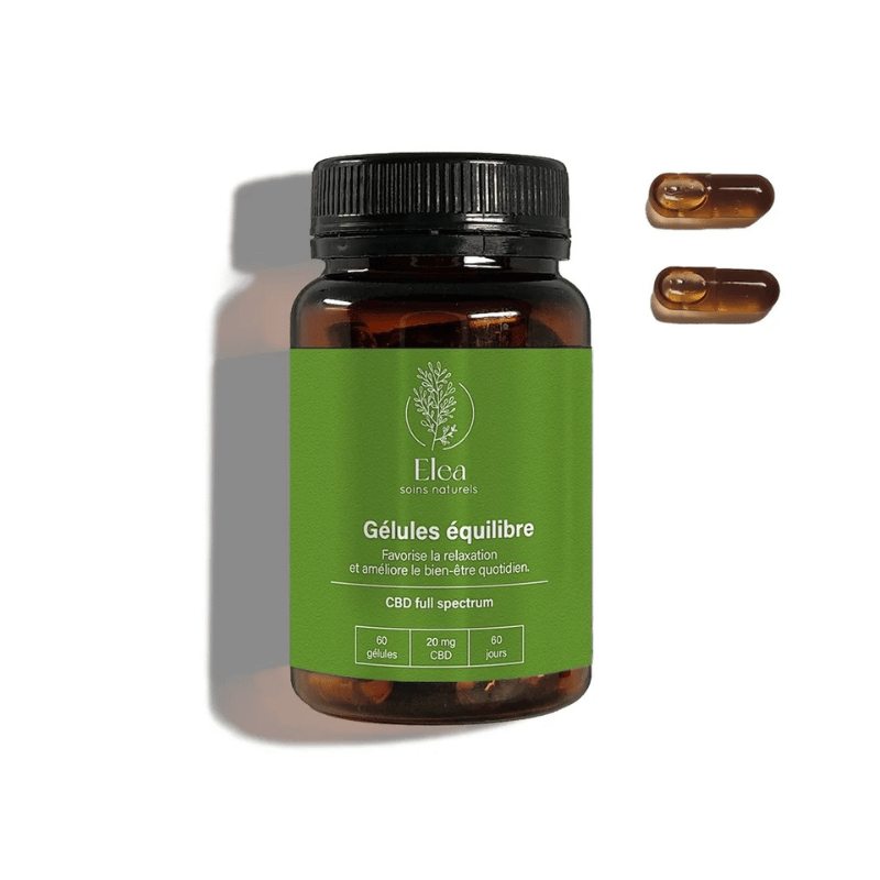 Gélules CBD Équilibre x60 | 20mg | Elea