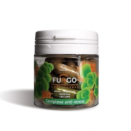 Gélules CBD Fungo Complexe Anti-stress x30 | 25mg | Novaloa Gélules CBD Fungo Complexe Anti-stress x30 | 25mg | Novaloa