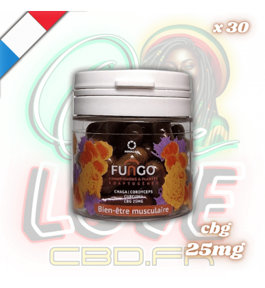 Gélules CBG Fungo Bien-être musculaire x30 | 25mg | Novaloa