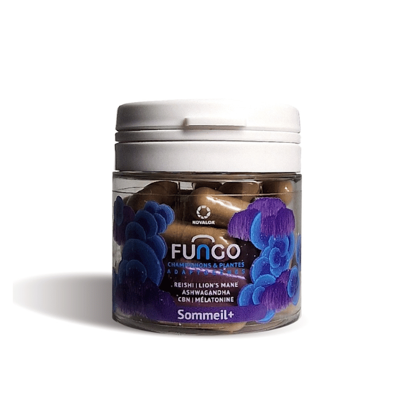 Gélules CBN Fungo Sommeil+ Mélatonine x30 | 15mg + 1,9mg | Novaloa