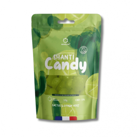 Bonbons CBD Cactus Citron vert | 5% | Novaloa Bonbons CBD Cactus Citron vert | 5% | Novaloa