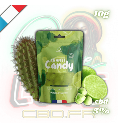 Bonbons CBD Cactus Citron vert | 5% | Novaloa