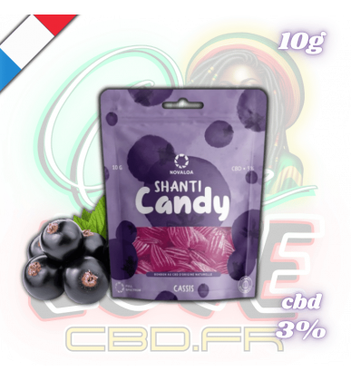 Bonbons CBD Cassis | 3% | Novaloa