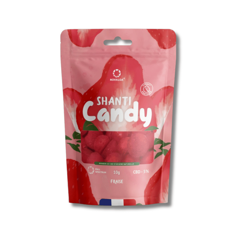 Bonbons CBD Fraise | 5% | Novaloa
