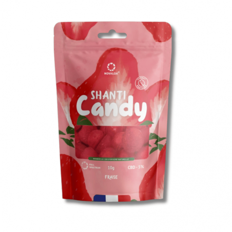 Bonbons CBD Fraise | 5% | Novaloa Bonbons CBD Fraise | 5% | Novaloa
