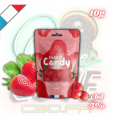 Bonbons CBD Fraise | 5% | Novaloa