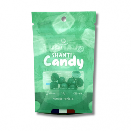 Bonbons CBD Menthe fraiche | 5% | Novaloa