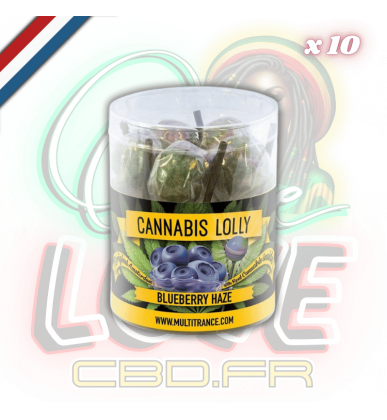 Sucettes Blueberry Haze x10 | Multitrance