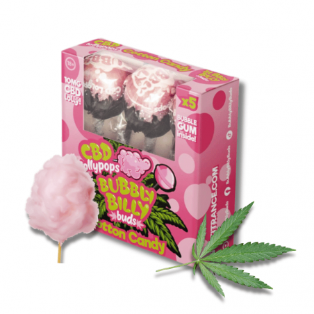Sucettes CBD Coton Candy x5 | 10mg | Bubbly Billy Sucettes CBD Coton Candy x5 | 10mg | Bubbly Billy