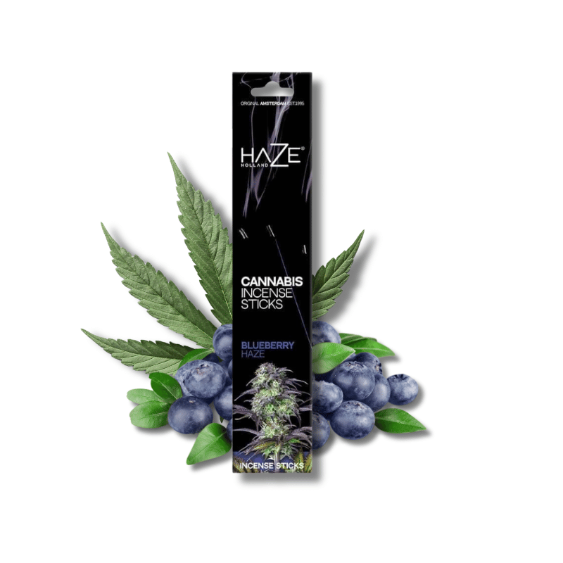 Bâtons d'encens Cannabis Blueberry Haze x15 | Haze