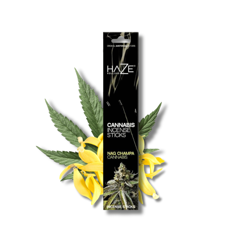 Bâtons d'encens Cannabis Nag Champa x15 | Haze
