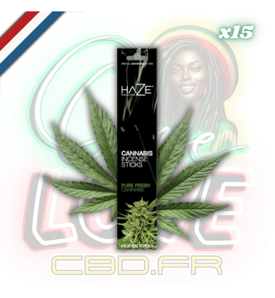 Bâtons d'encens Cannabis Pure Fresh x15 | Haze