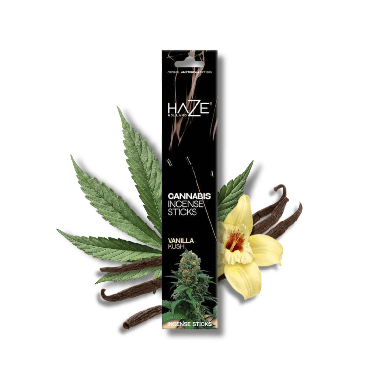 Bâtons d'encens Cannabis Vanilla Kush x15 | Haze