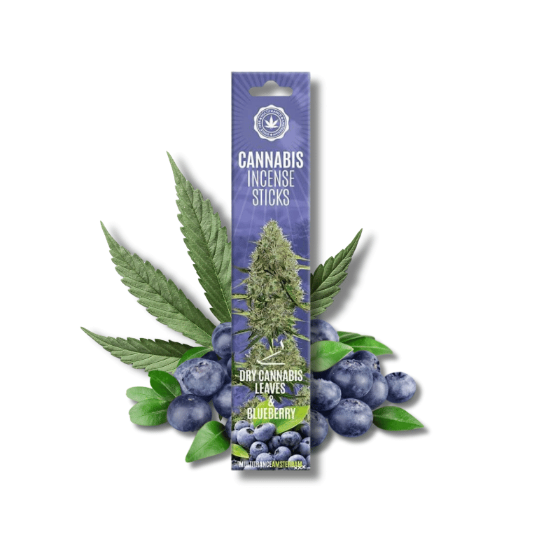 Bâtons d'encens Dry Cannabis Leaves & Blueberry x15 | Multitrance