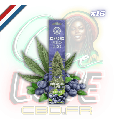 Bâtons d'encens Dry Cannabis Leaves & Blueberry x15 | Multitrance