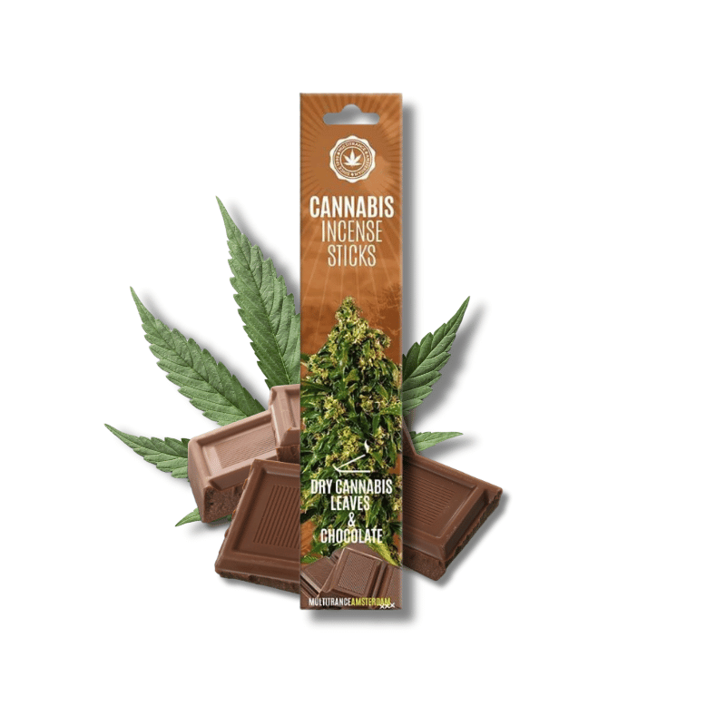 Bâtons d'encens Dry Cannabis Leaves & Chocolate x15 | Multitrance