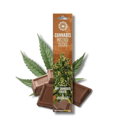 Bâtons d'encens Dry Cannabis Leaves & Chocolate x15 | Multitrance Bâtons d'encens Dry Cannabis Leaves & Chocolate x15 | Multitrance