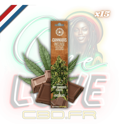 Bâtons d'encens Dry Cannabis Leaves & Chocolate x15 | Multitrance