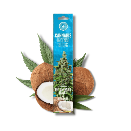 Bâtons d'encens Dry Cannabis Leaves & Coconut x15 | Multitrance
