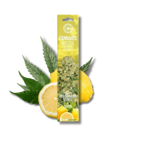 Bâtons d'encens Dry Cannabis Leaves & Lemon x15 | Multitrance