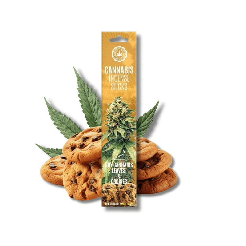 Bâtons d'encens Dry Cannabis Leaves & Cookies x15 | Multitrance