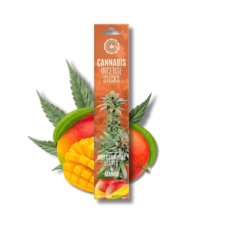 Bâtons d'encens Dry Cannabis Leaves & Mango x15 | Multitrance Bâtons d'encens Dry Cannabis Leaves & Mango x15 | Multitrance