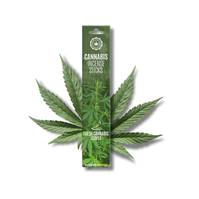 Bâtons d'encens Fresh Cannabis Leaves x15 | Multitrance