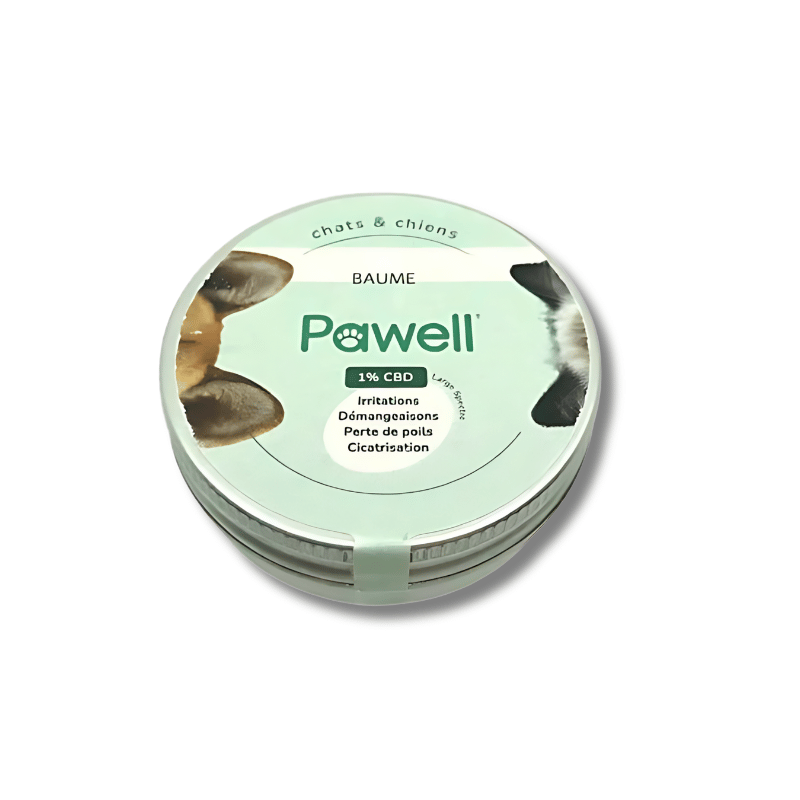 Baume CBD animaux apaisant | 1% | Pawell