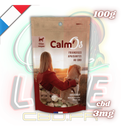 Friandises CBD pour Chien moyen 100g | 3mg | Novaloa