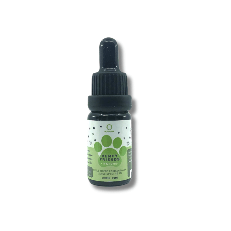 Huile CBD BIO pour Animaux Nature | 5% | Novaloa