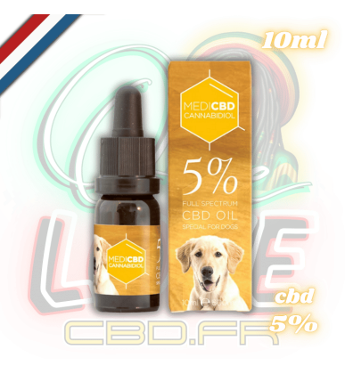Huile CBD pour Chien | 5% | MediCBD