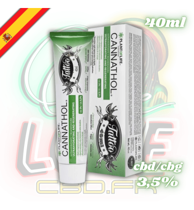 Crème CBD & CBG soin tatouages | 3,5% | Plant of Life