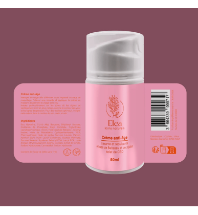 Crème CBD anti-âge | 50ml | Elea