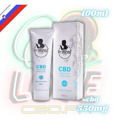 Crème CBD jambes lourdes | 550mg | Dr Kent