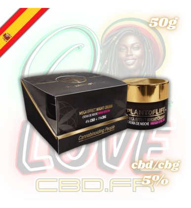 Crème de nuit CBD & CBG | 5% | Plant of Life