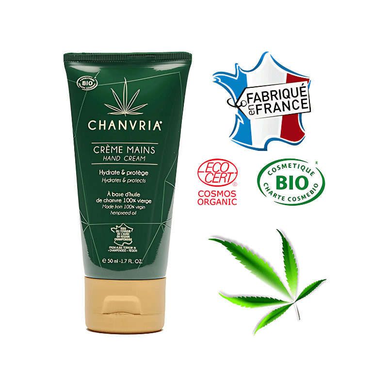 Crème mains huile de chanvre BIO | 50ml | Chanvria