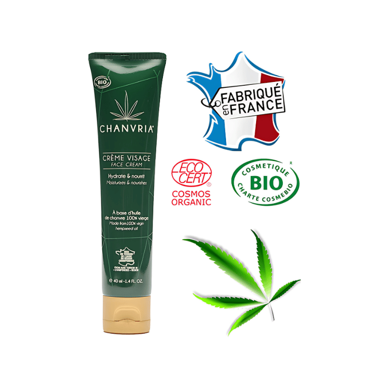 Crème visage huile de chanvre BIO | 40ml | Chanvria