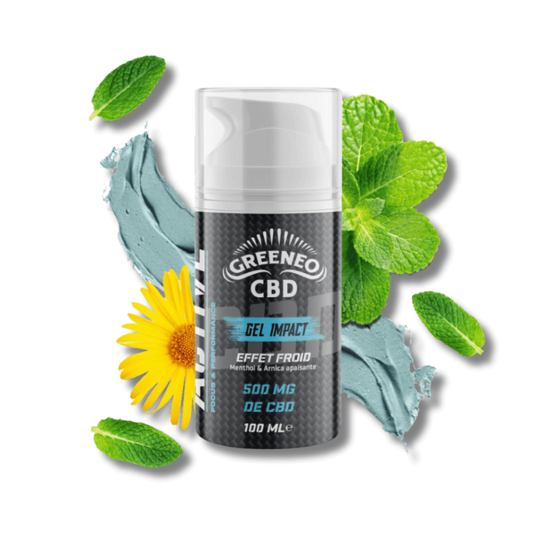 Gel CBD effet froid | 500mg | Greeneo