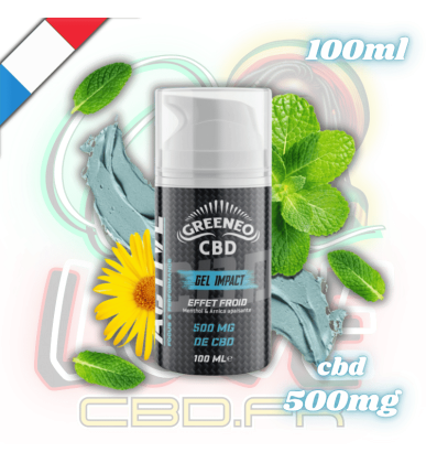 Gel CBD effet froid | 500mg | Greeneo