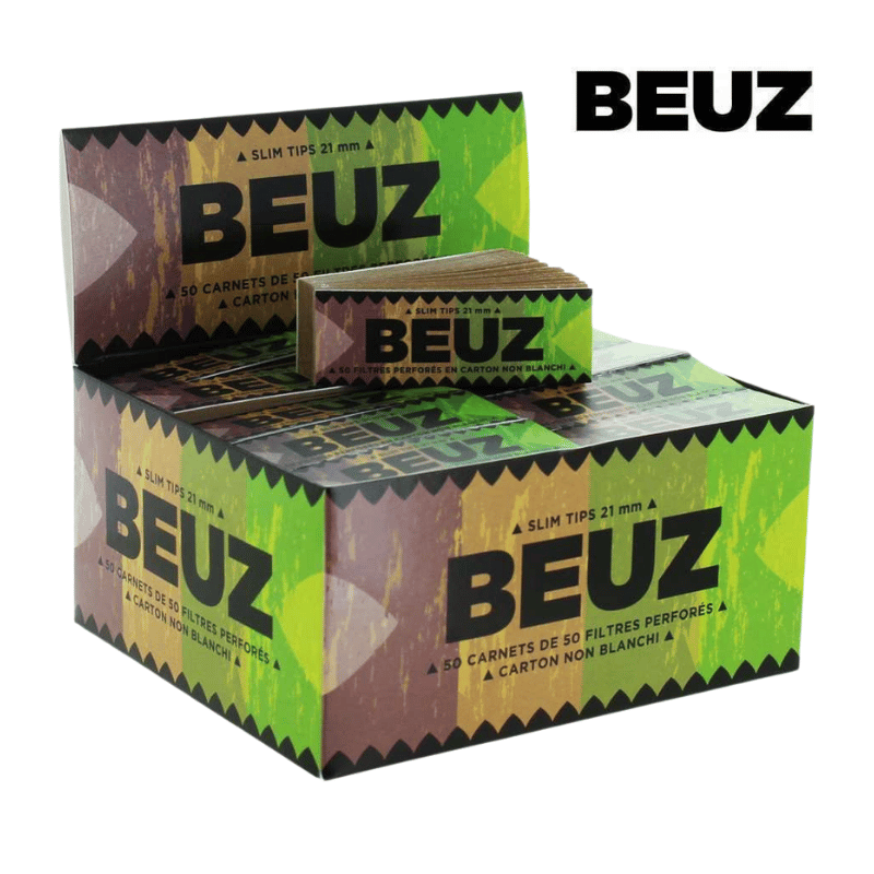 Filtres Carton non blanchis Brown | Lot de 50x50 | Beuz