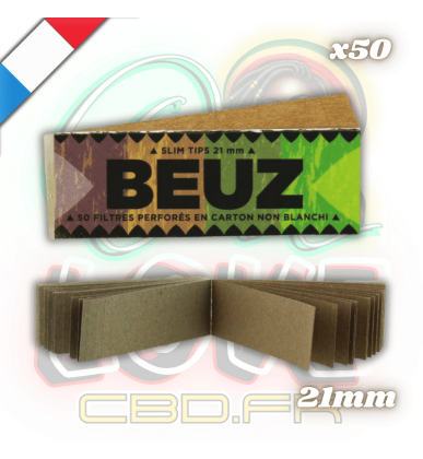 Filtres Carton non blanchis Brown | Lot de 50x50 | Beuz