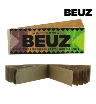 Filtres Carton non blanchis Brown | Lot de 50x50 | Beuz