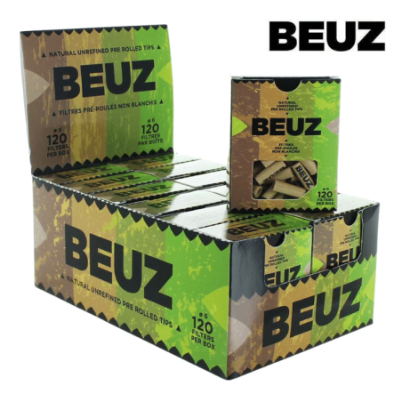 Filtres Carton pré-roulés | Lot de 12x120 | Beuz Filtres Carton pré-roulés | Lot de 12x120 | Beuz