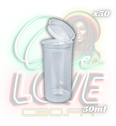 Pots transparents pop x50 | 50ml | 