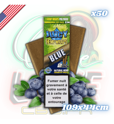 Blunts de chanvre Blue 25x2 | Juicy Jay's