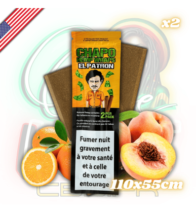 Blunts de chanvre El Patron x2 | Chapo