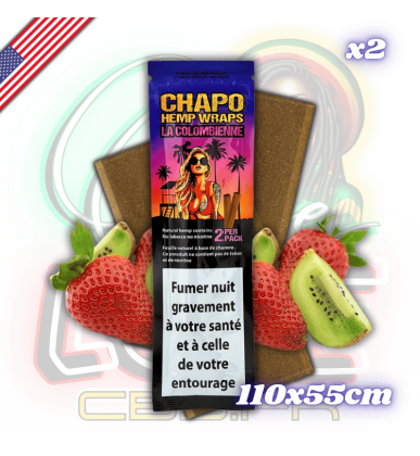 Blunts de chanvre La Colombienne x2 | Chapo